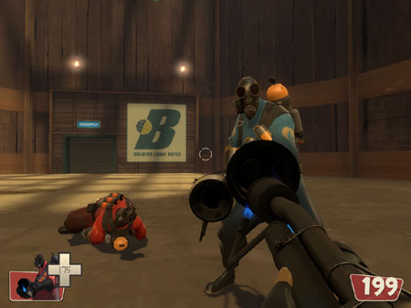 E.J. Gold as Gorebag da Lost in Team Fortress� 2