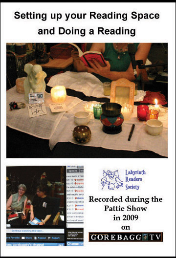 photo of dvd cover of Setting Up a Reading Space and Doing a Reading using the American Book of the Dead with Patricia Elizabeth